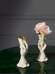 Jonathan Adler Gold Gilded I Scream Vase - Image 1 of 6