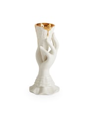 Jonathan Adler Gold Gilded I Scream Vase - Image 5 of 6