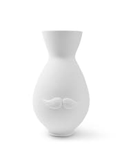Jonathan Adler White Mr & Mrs Muse Reversible Vase - Image 1 of 4