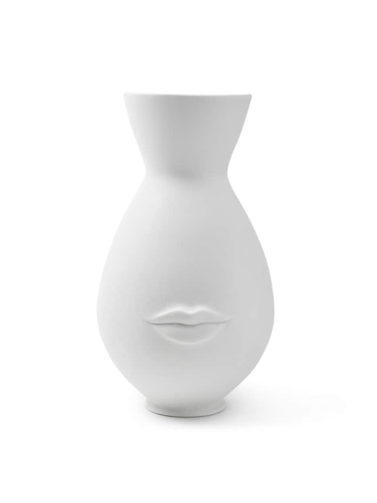 Jonathan Adler White Mr & Mrs Muse Reversible Vase - Image 2 of 4
