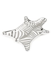Jonathan Adler Silver Zebra Stacking Dish - Image 3 of 3