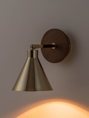 Houseof. Brass Cone Wall Light - Image 4 of 6