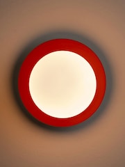 Houseof. Peel Orange Opal Disk Wall Bathroom Light - Image 4 of 6