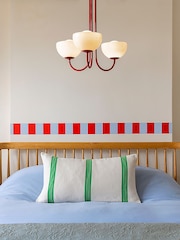 Houseof. Jam Red Glass Bowl Light - Image 1 of 6