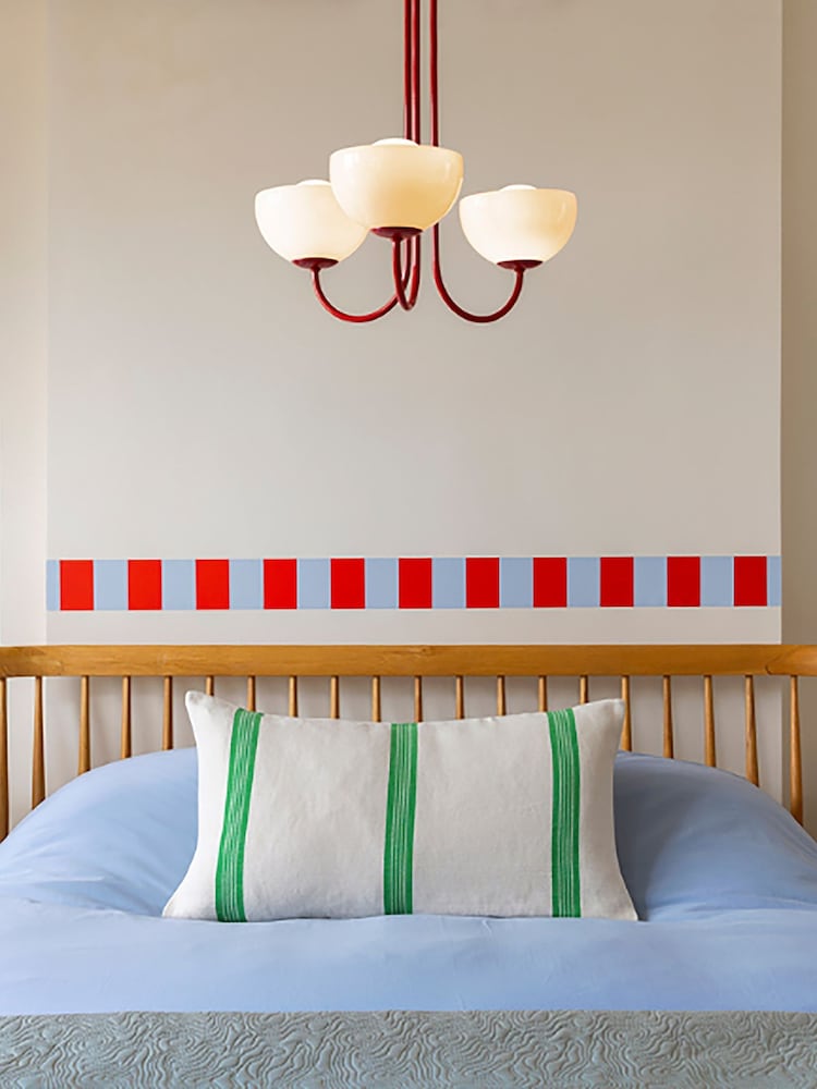 Houseof. Jam Red Glass Bowl Light - Image 1 of 6