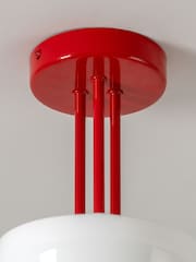 Houseof. Jam Red Glass Bowl Light - Image 6 of 6
