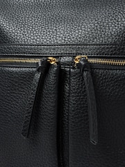 Oliver Bonas Black Large Anie Multi Pocket Backpack - Image 3 of 7