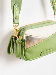 Oliver Bonas Naha Metallic Cross-Body Bag - Bild 4 von 7