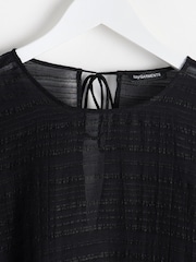 Oliver Bonas Textured Sheer Blouse - Изображение 3 из 6