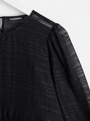 Oliver Bonas Textured Sheer Blouse - Изображение 4 из 6