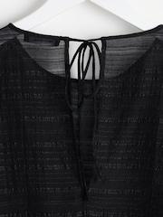 Oliver Bonas Textured Sheer Blouse - Изображение 6 из 6