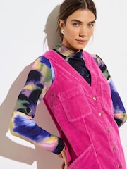 Rochie mini-panafore din velur Oliver Bonas - Image 2 of 8