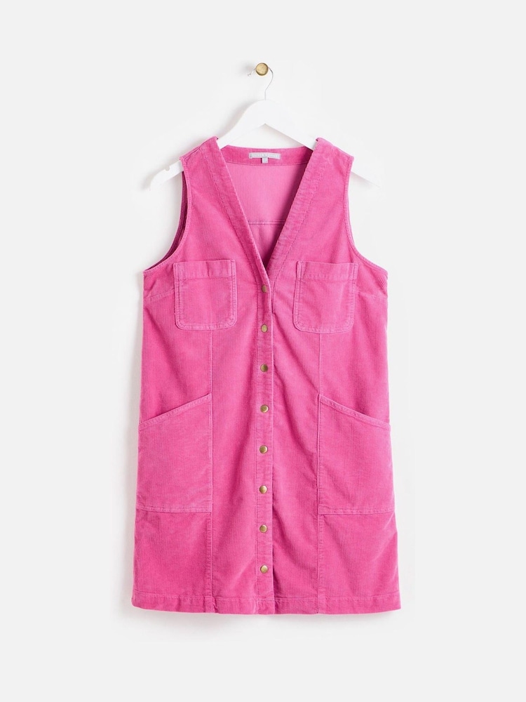 Rochie mini-panafore din velur Oliver Bonas - Image 3 of 8