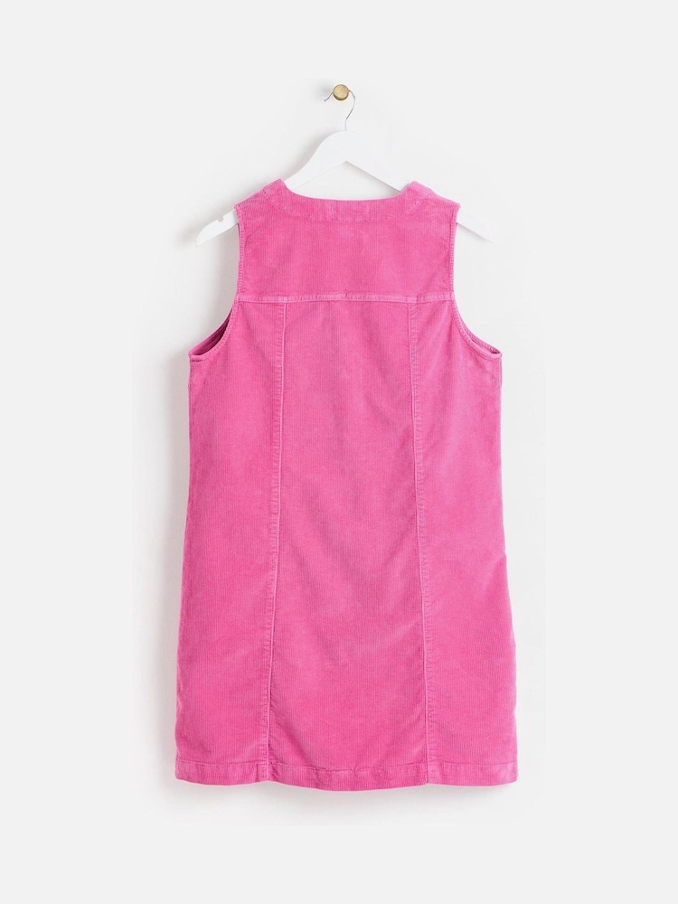 Rochie mini-panafore din velur Oliver Bonas - Image 4 of 8