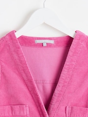 Rochie mini-panafore din velur Oliver Bonas - Image 5 of 8