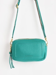 Oliver Bonas Green Large Simen Cross-Body Bag - Image 3 of 6