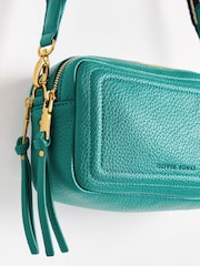 Oliver Bonas Green Large Simen Cross-Body Bag - Image 4 of 6
