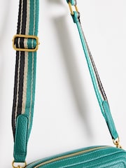 Oliver Bonas Green Large Simen Cross-Body Bag - Image 5 of 6