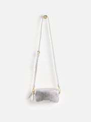 Oliver Bonas Silver Naha Cross-Body Bag - Image 3 of 8