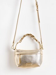 Oliver Bonas Gold Murphy Small Metallic Cross-Body Bag - Image 3 of 6
