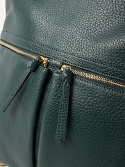 Oliver Bonas Green Anie Large Multi Pocket Backpack - Image 4 of 7