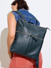 Oliver Bonas Green Anie Large Multi Pocket Backpack - Image 7 of 7