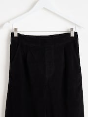 Oliver Bonas Black Corduroy Straight Leg Trousers - Image 5 of 8