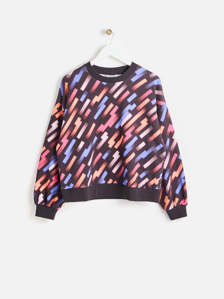 Oliver Bonas Geometrijski potisk; vzorec 100% Cotton zgornji del trenirke; majica za treniranje - Slika 1 iz 6 Oliver Bonas Geometrijski potisk; vzorec 100% Cotton zgornji del trenirke; majica za treniranje - Slika 1 iz 6