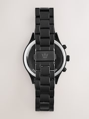 Black Tone Pattern Bracelet Watch - Image 2 of 5