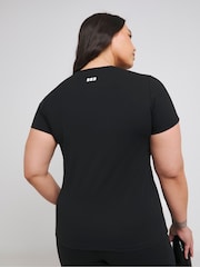 Simply Be Black Magisculpt 360 Control Short Sleeve T-Shirt - Image 2 of 4
