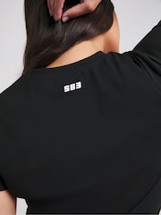 Simply Be Black Magisculpt 360 Control Short Sleeve T-Shirt - Image 4 of 4