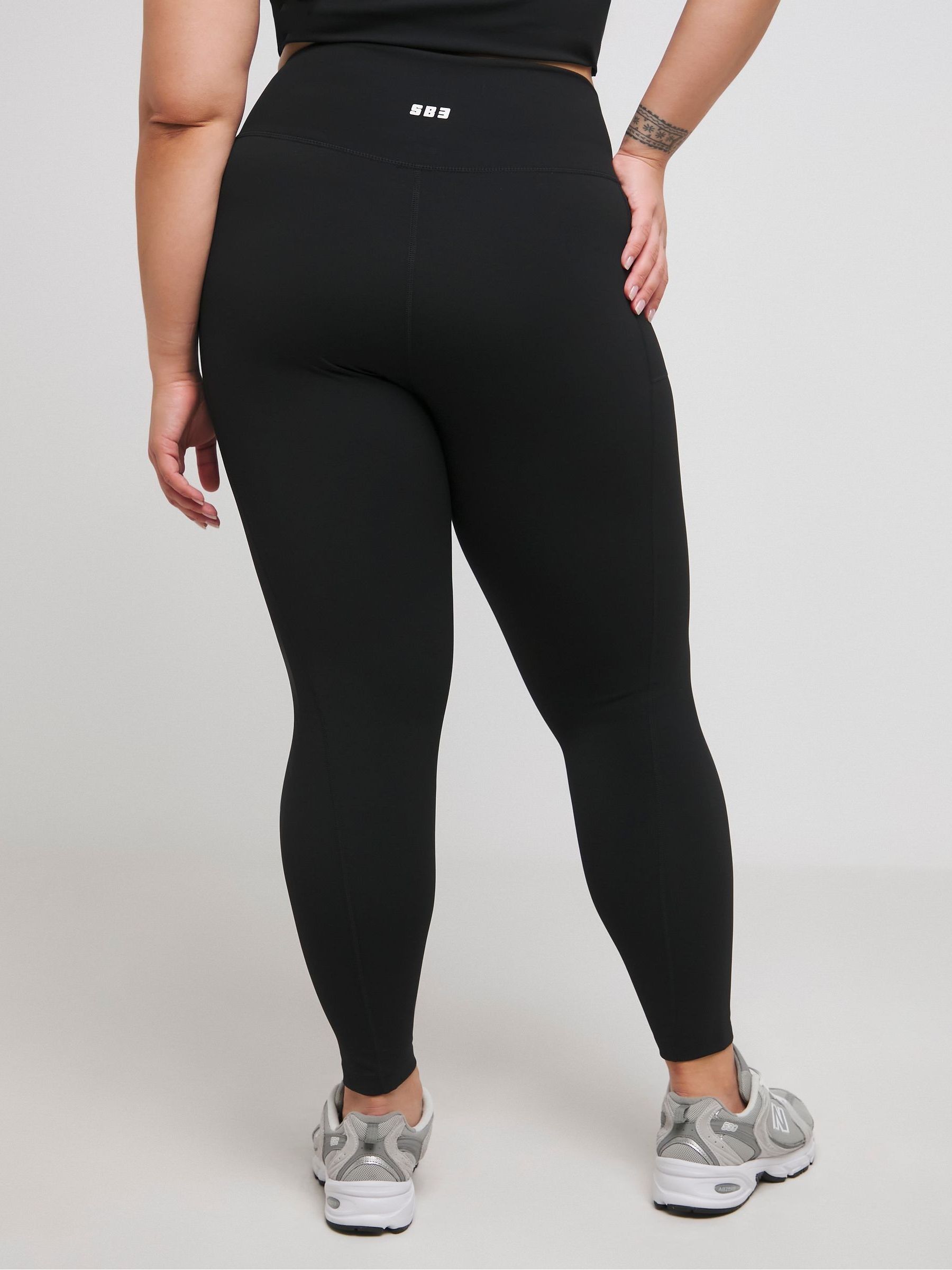 Buy Simply Be Black Magisculpt 360 Control Full Length Leggings from Next Luxembourg