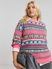 Simply Be Pink Jumper - Image 1 of 4