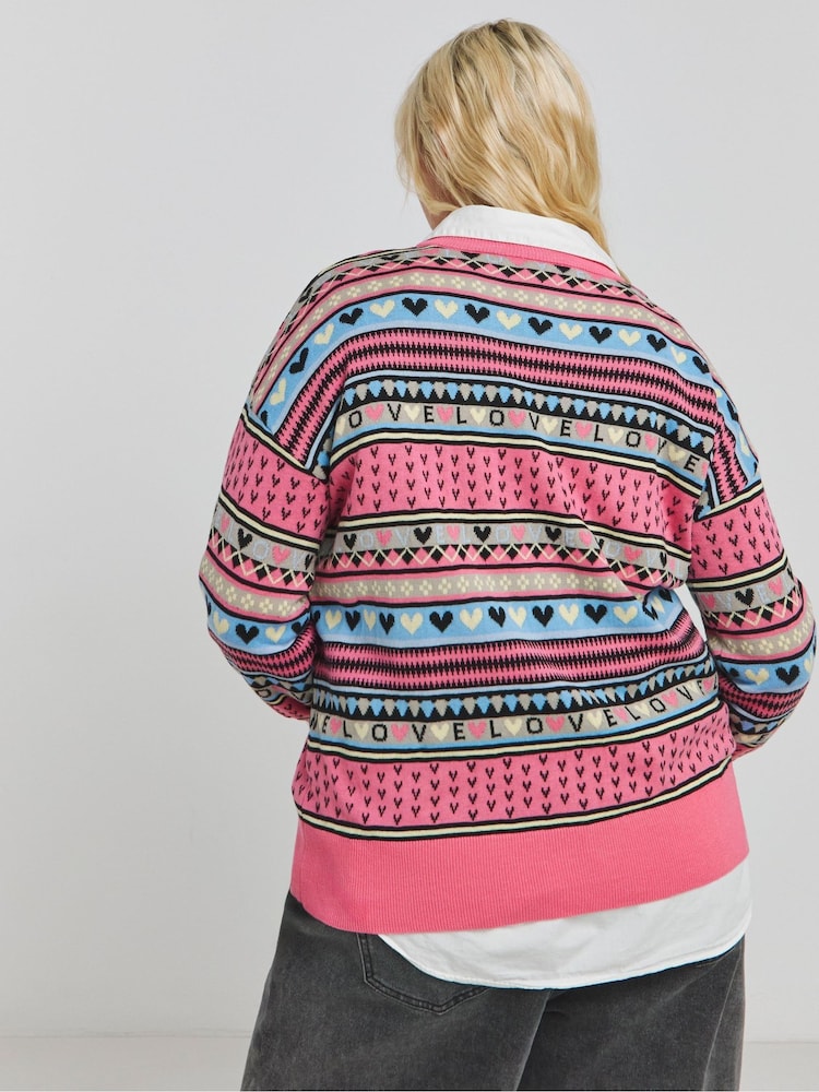 Simply Be Pink Jumper - Image 2 of 4