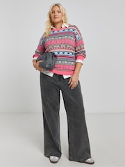 Simply Be Pink Jumper - Image 3 of 4