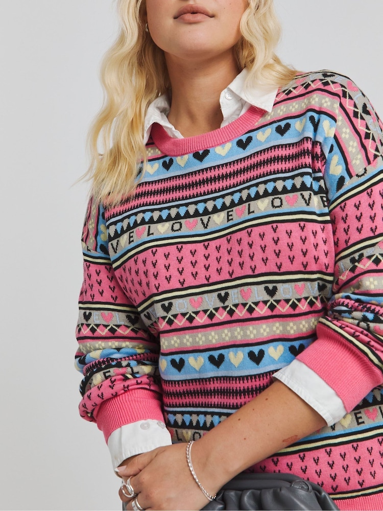Simply Be Pink Jumper - Image 4 of 4