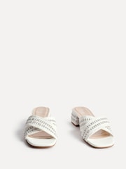 Linzi White Zadie Embellished Mules - Image 3 of 5