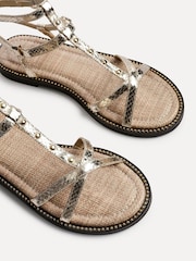Linzi Gold Indiana Strappy Sandals - Image 5 of 6
