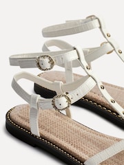 Linzi White Indiana Strappy Sandals - Image 4 of 5