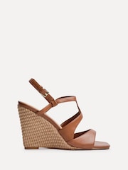 Linzi Brown Dolce Strappy Wedge Sandals - Image 2 of 5