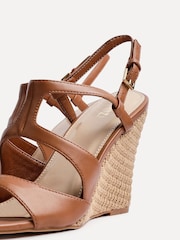 Linzi Brown Dolce Strappy Wedge Sandals - Image 5 of 5