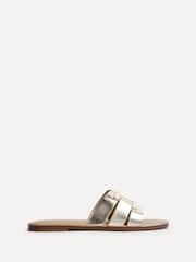Linzi Gold Kenna Flat Sandals With Buckle - Image 2 of 5