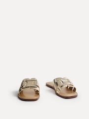 Linzi Gold Kenna Flat Sandals With Buckle - Image 3 of 5