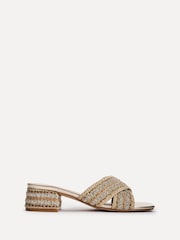 Linzi Gold Zadie Embellished Mules - Image 2 of 5