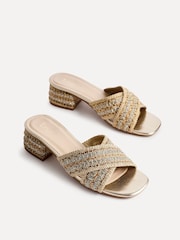 Linzi Gold Zadie Embellished Mules - Image 4 of 5
