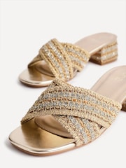 Linzi Gold Zadie Embellished Mules - Image 5 of 5