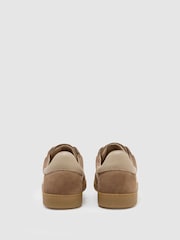 Reiss Lydia Suede and Leather Colour-Block Runner Trainers - תמונה 5 מתוך 6