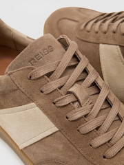 Reiss Lydia Suede and Leather Colour-Block Runner Trainers - תמונה 6 מתוך 6