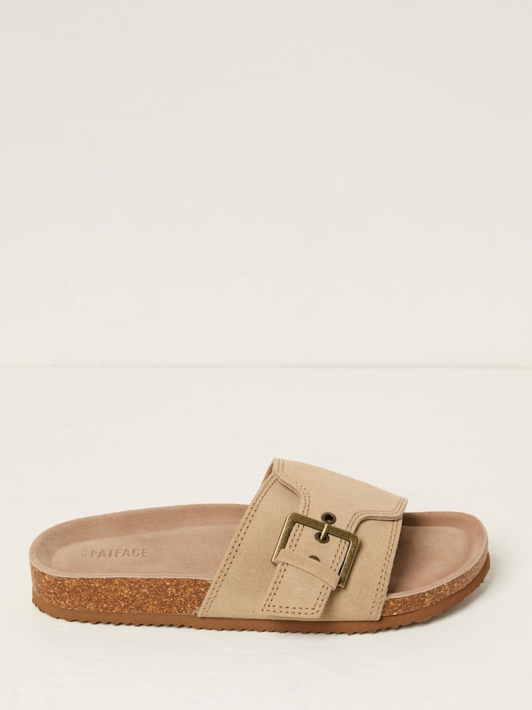FatFace Mylor Stone Buckle Suede Footbed - Image 1 of 3