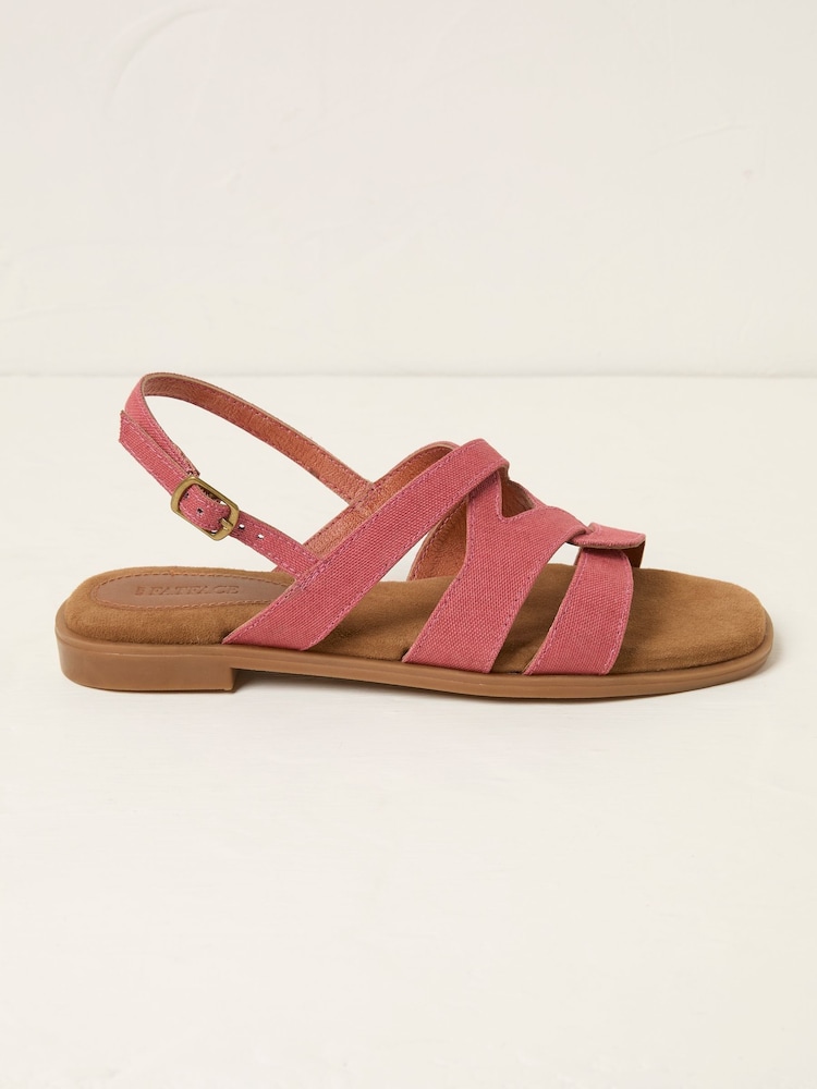 FatFace Coco Red Strappy Sandal - Image 1 of 3